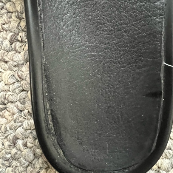 Authentic Chanel Tweed Leather Slides 36.5 - Picture 6 of 6